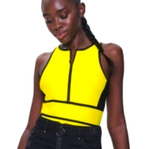 SOLD - NWT Raceback bodysuit